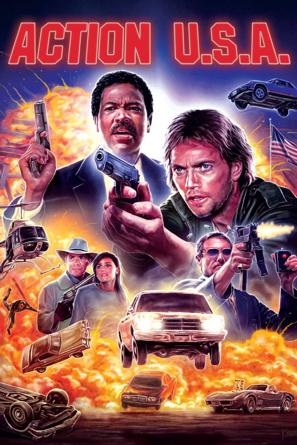 Action USA (1989) official movie poster
